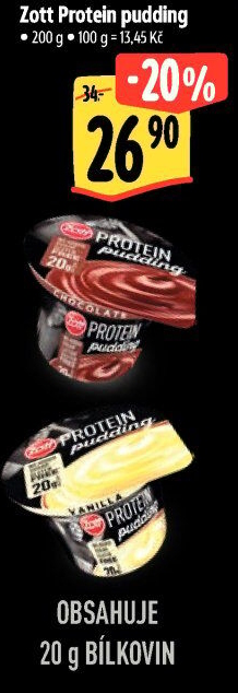 Dezert pudink protein Zott