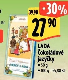 Jazýčky čokoládové Carla