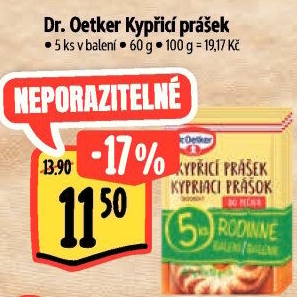 Kypřicí prášek Dr. Oetker