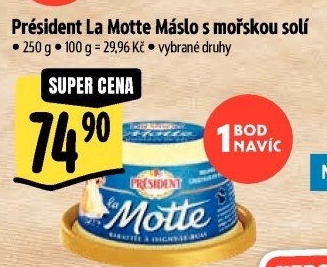 Máslo la Motte Président