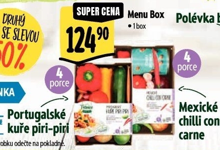 Menu box Portugalské kuře Piri Piri Albert