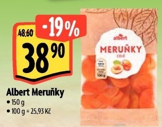 Meruňky sušené Albert