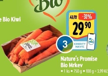 Mrkev bio Nature'