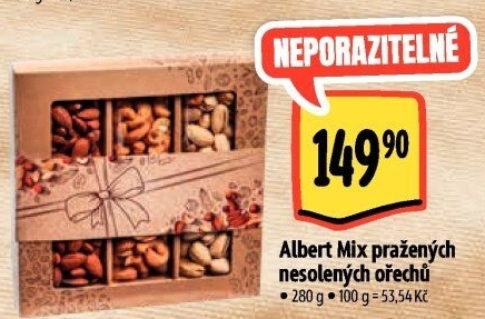 Směs pražených ořechů Albert