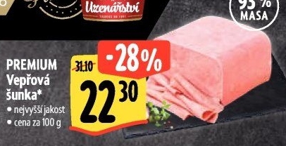 Šunka vepřová nejvyšší jakosti Premium Albertovo uzenářství