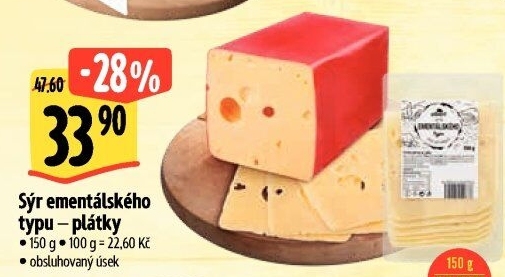 Sýr ementálského typu Albert