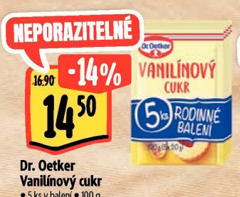 Vanilínový cukr Dr. Oetker