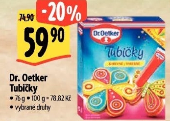 Zdobicí tubičky Dr. Oetker