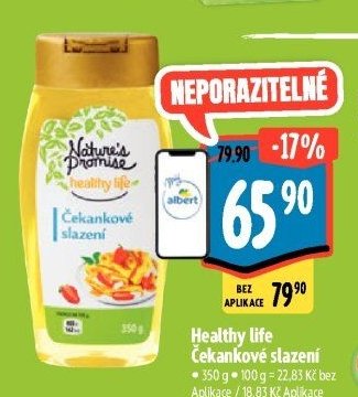 Healthy life Čekankové slazení