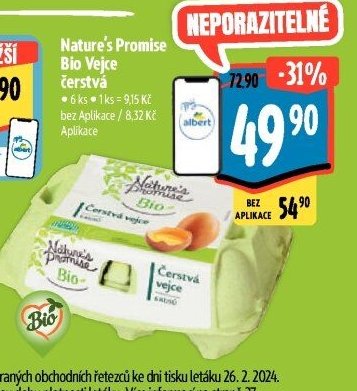 Nature's Promise Bio Vejce čerstvá