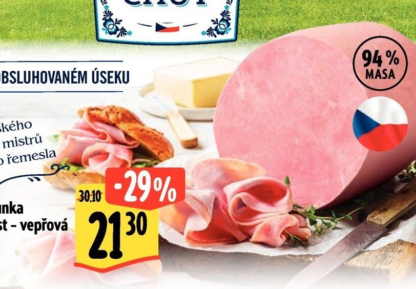 Mistrovská šunka nejvyšší jakost - vepřová