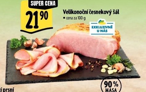 Velikonoční česnekový šál