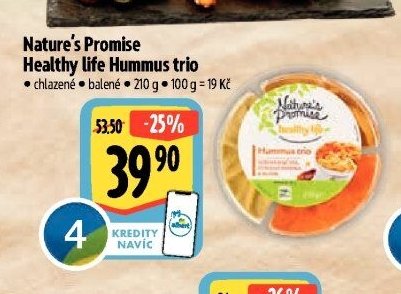 Nature's Promise Healthy life Hummus trio