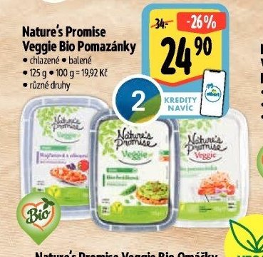 Nature's Promise Veggie Bio Pomazánky