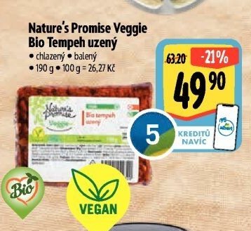 Nature's Promise Veggie Bio Tempeh uzený