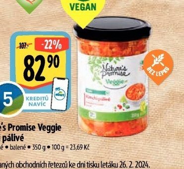 Nature's Promise Veggie Kimchi pálivé