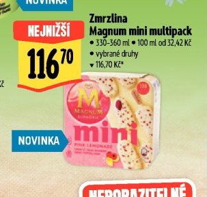 Zmrzlina Magnum mini multipack