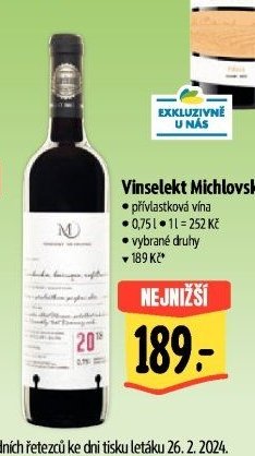 Vinselekt Michlovský