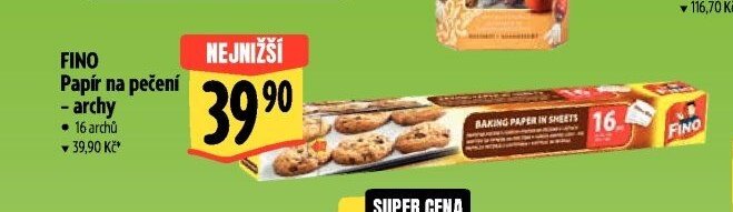 Fino Papír na pečení archy