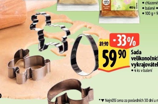 Sada velikonočních vykrajovátek