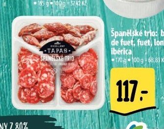 Španělské trio: besos de fuet, fuet, longaniza ibérica