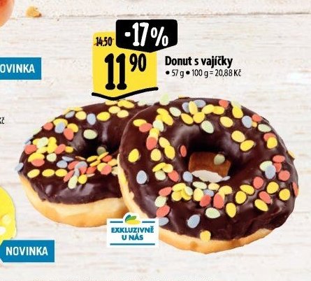 Donut s vajíčky