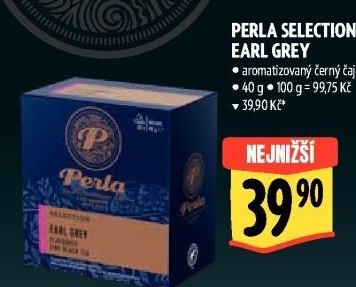 Čaj Earl Grey Selection AH Perla