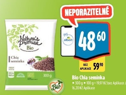 Chia semínka bio Nature'
