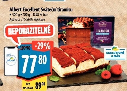 Dezert Tiramisu Albert Excellent