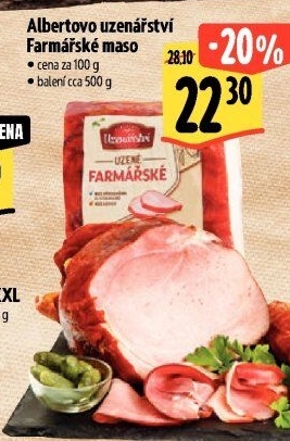 Farmářské maso Albertovo uzenářství