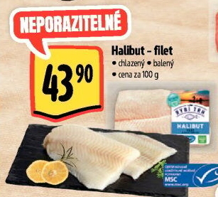 Halibut filety Albert