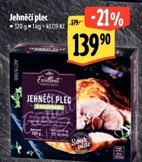 Jehněčí plec Sous vide Albert Excellent