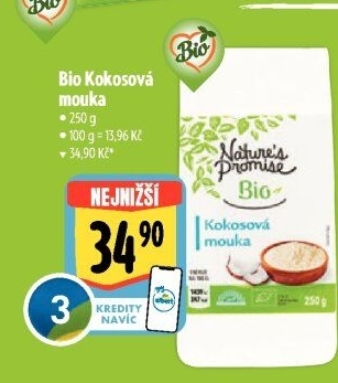 Kokosová mouka bio Nature'