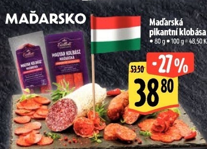 Maďarská klobása pikantní Albert Excellent