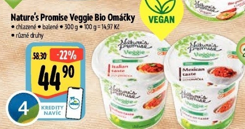 Omáčky bio Veggie Nature'