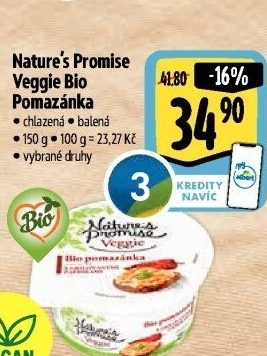Pomazánky Veggie Bio Nature'