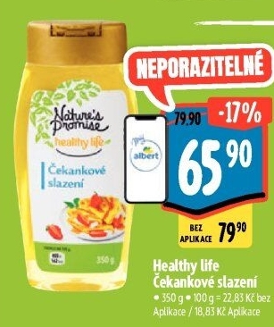 Sladidlo Čekankové slazení Healthy life Nature'