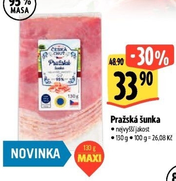 Šunka pražská nejvyšší jakosti Česká chuť