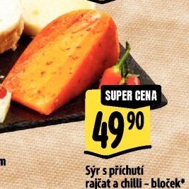 Sýr s rajčaty a chilli