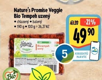 Tempeh uzený bio Veggie Nature'