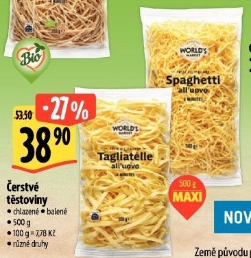 Těstoviny chlazené World'