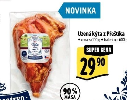 Uzená kýta z Přeštíka Česká chuť