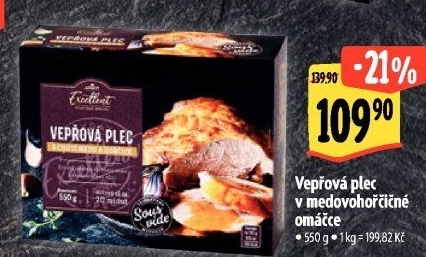 Vepřová plec Sous vide Albert Excellent