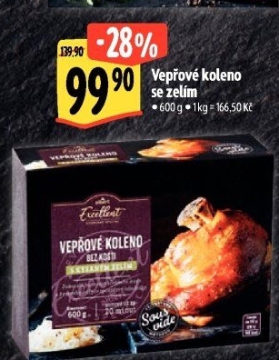 Vepřové koleno se zelím Sous vide Albert Excellent