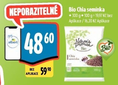 Chia semínka bio Nature'