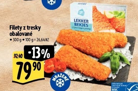 Filety z tresky obalované mražené Albert Heijn