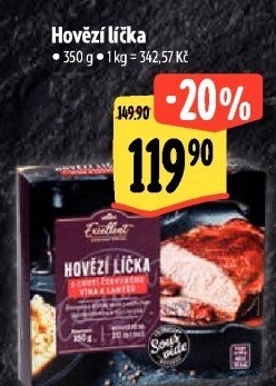 Hovězí líčka Sous vide Albert Excellent