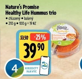 Hummus trio Healthy life Nature'