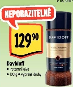 Instantní kávy Davidoff