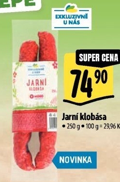 Jarní klobása Albert